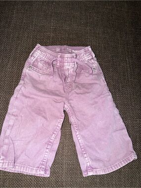 Toddler girl Purple Stretch Waist Denim Pants